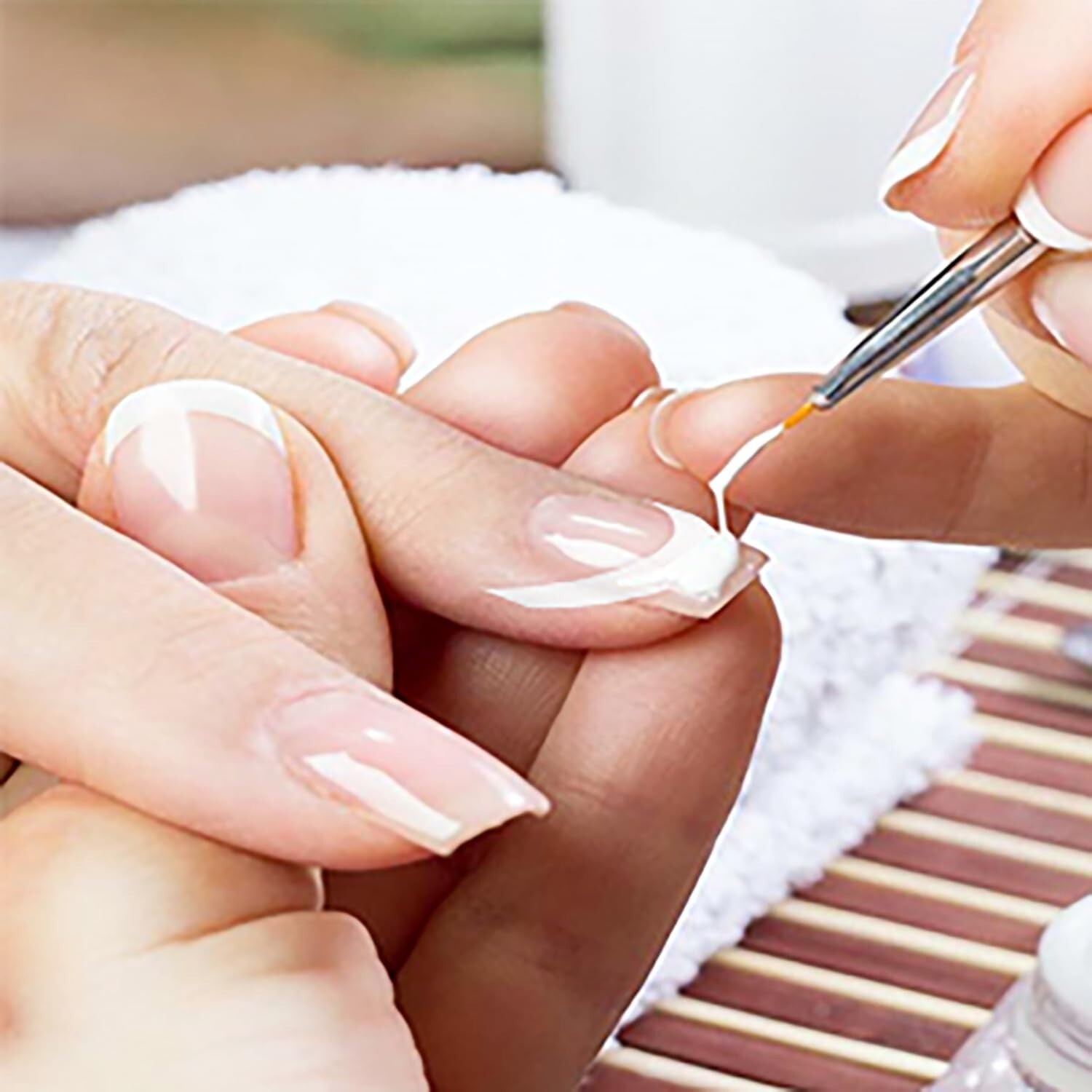 2000 Pieces French Manicure Tip Nail Guides Stickers Nail Art
