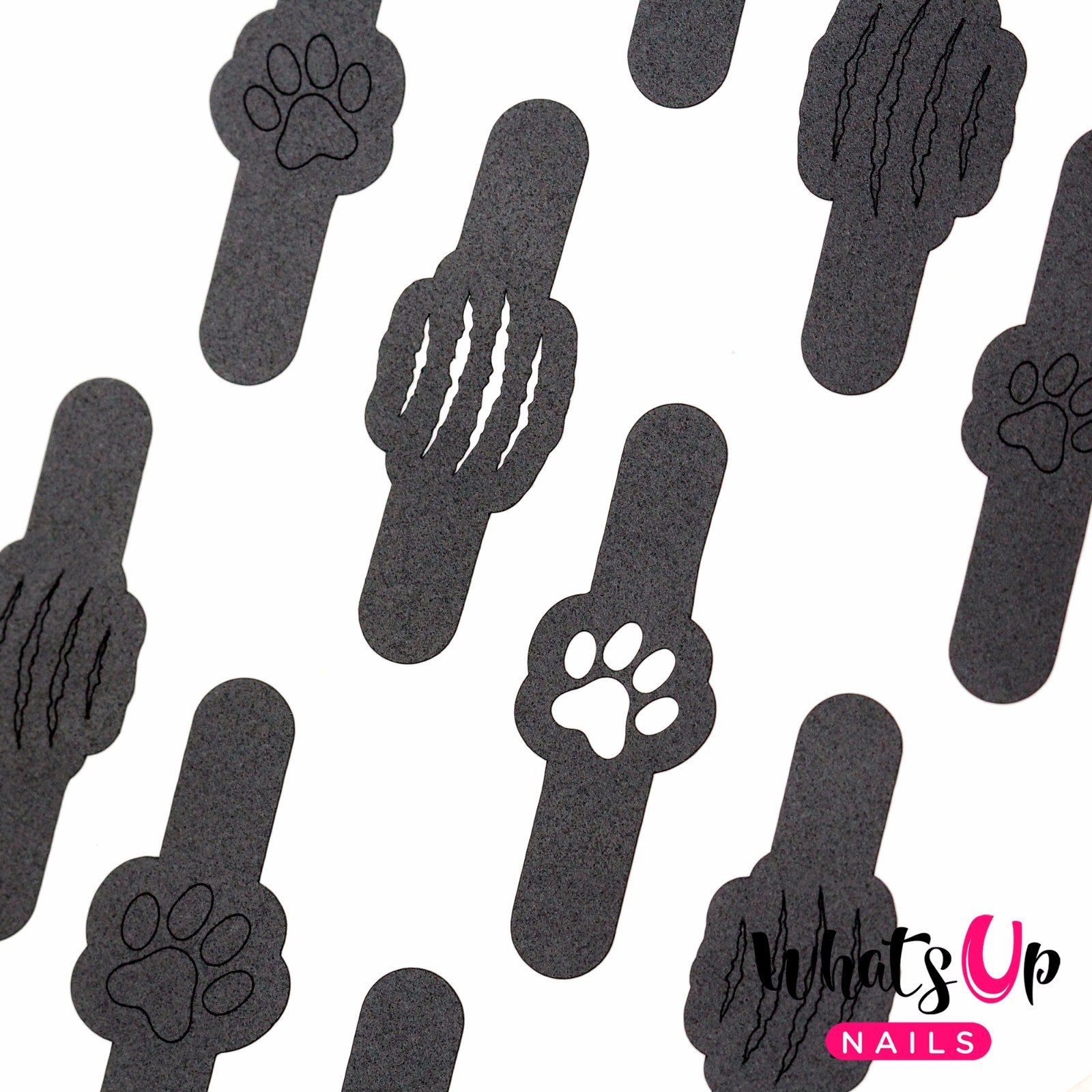 Kitty Scratch Stencils for Nails, Halloween Nail Stickers, Nail Vinyls