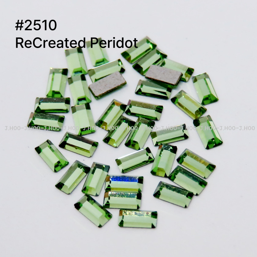 Swarovski 2510 Baguette Flat Back 3.7*1.9mm(20pcs)