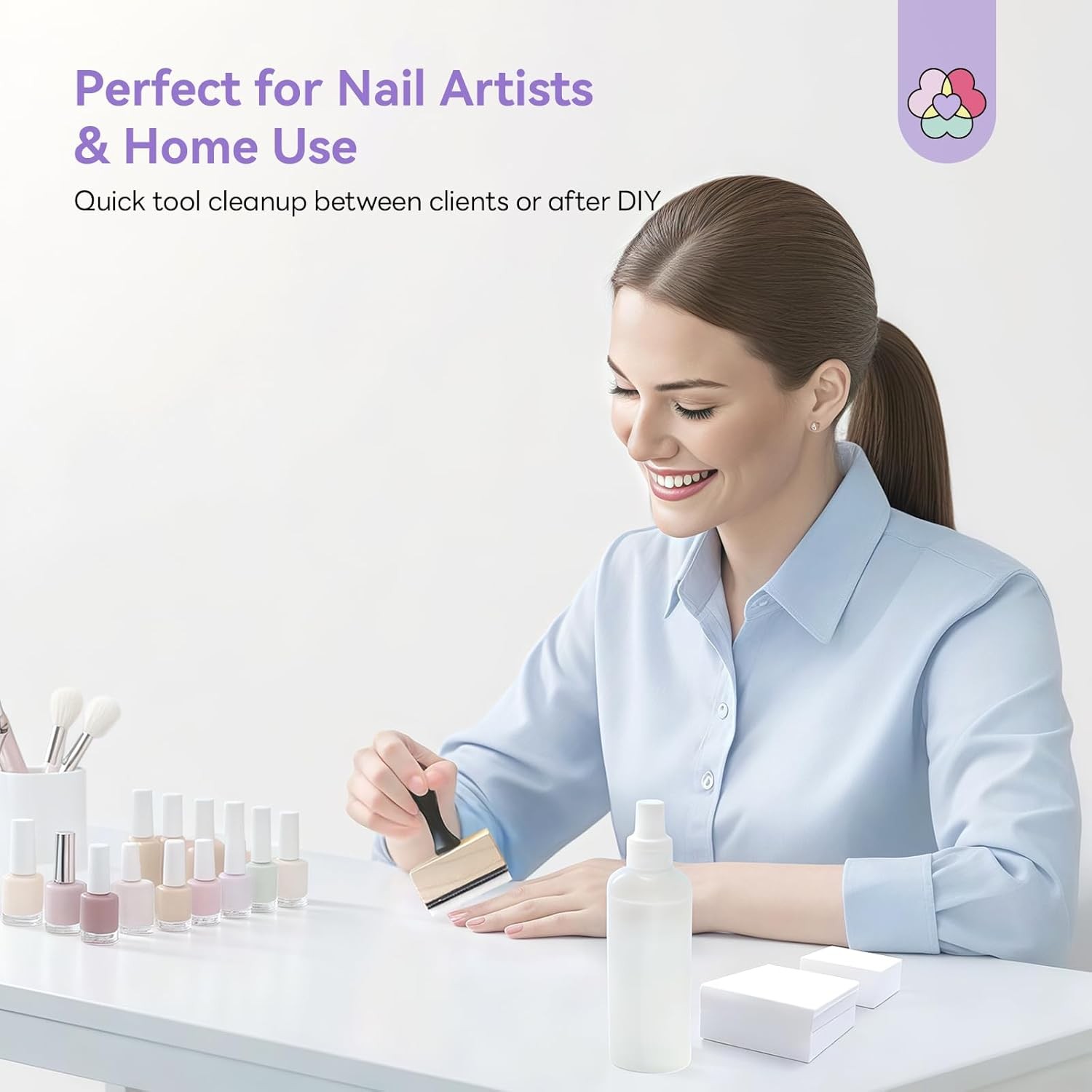 Nail Cleaning Tool: No-Touch Nail Cleaner Tools Wood Stp Set