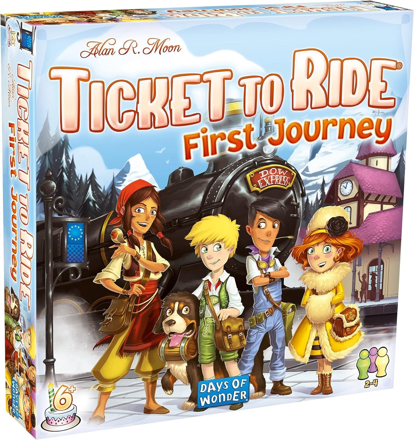 Asmodee Ticket to Ride Europe First Journey Board Game Junior Edition, Multi