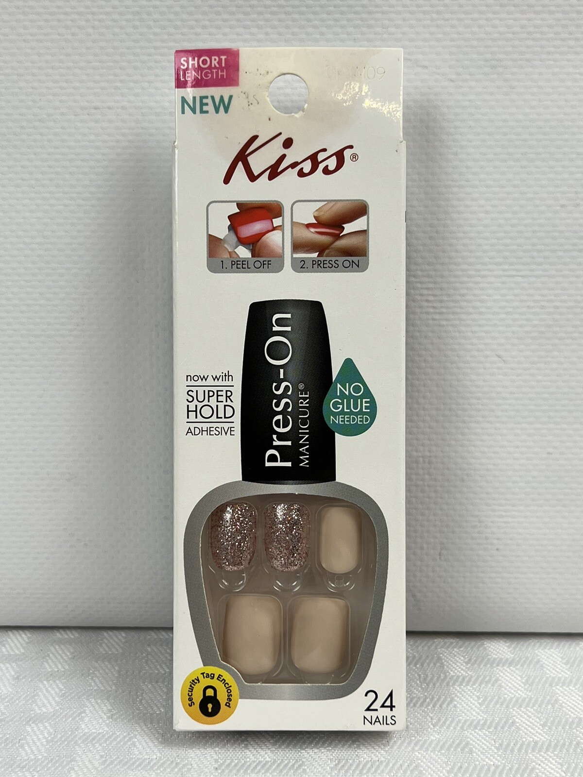 Kiss Nails Salon Press-On Manicure Nails – Roller Derby – PINK KU26V02 DPIM09