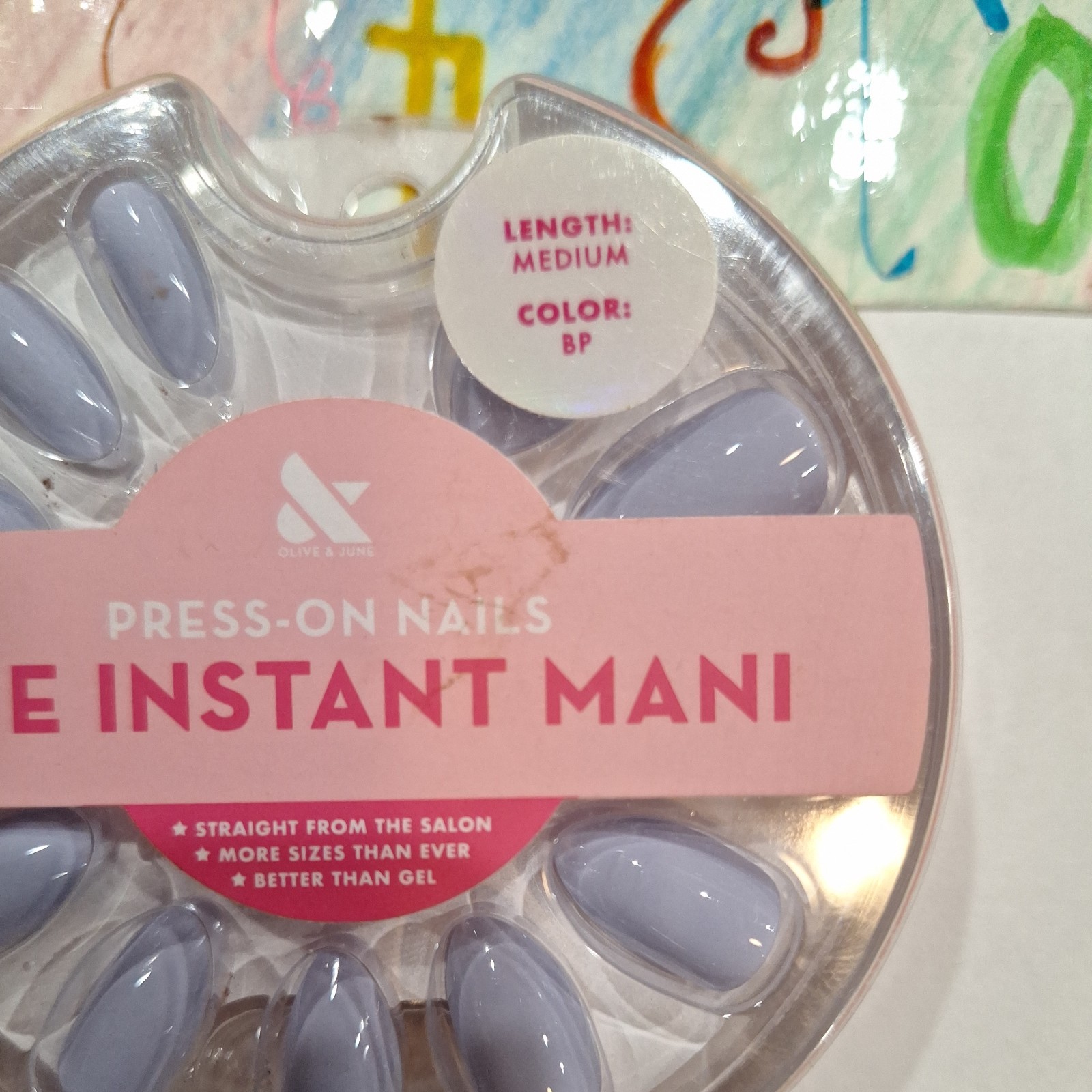 Olive & June The Instant Mani Press-On Nails Medium BP [Blueish Purple] 42ct