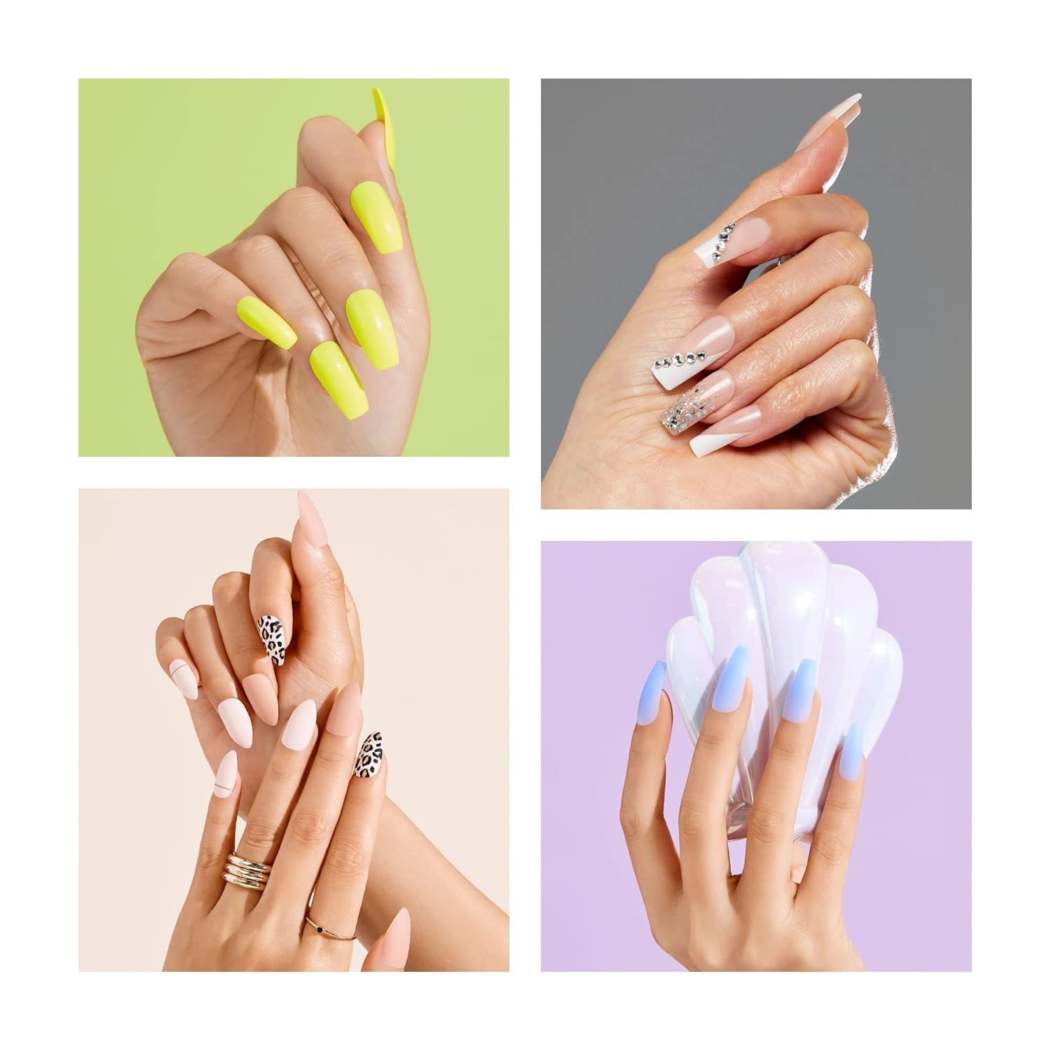 Pro Nail Glue 5-Pack | Fast-Drying, Super Strong, Water-Resistant, Easy Appli…