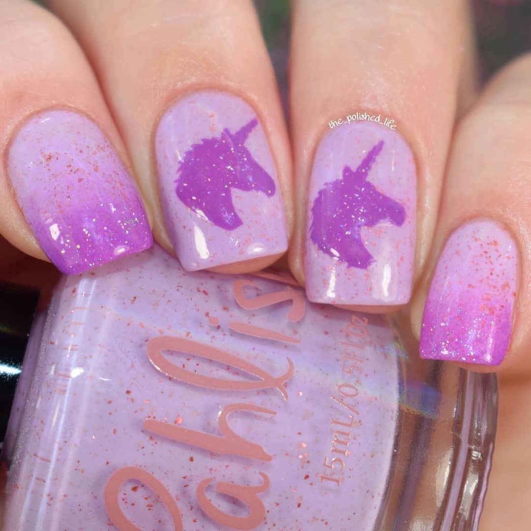 Unicorn Head Stencils for Nails, Nail Stickers, Nail Art, Nail Vinyls