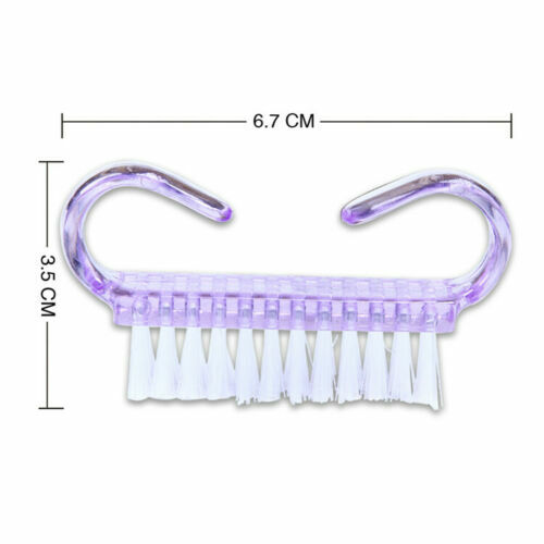Pack of 10Pcs Random Nail Art Dust Clean Cleaning Brush Manicure Pedicure Tool