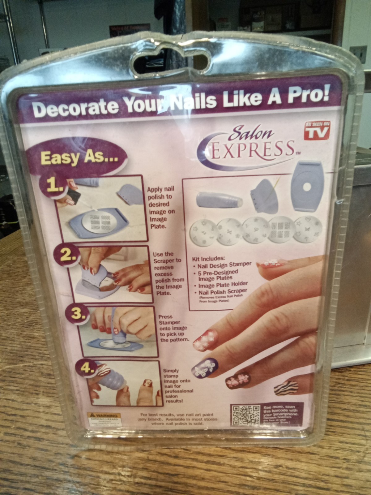 Nail Art Salon Express Stamping Kit NEW! SEALED!-