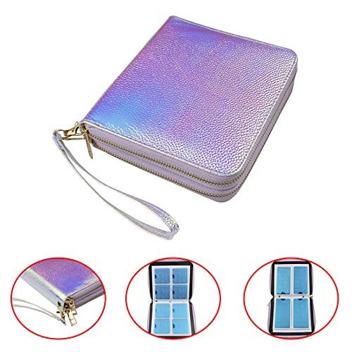 120 Slots Nail Stamping Plate Holder Case Laser Style Rectangular Manicure A