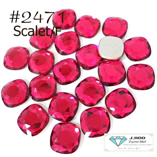 Swarovski 2471 Cushion Flat Back 10mm(4pcs)