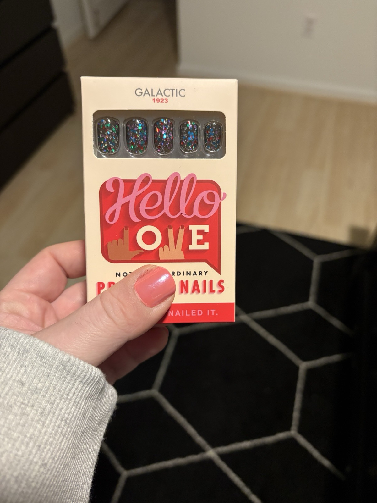 Hello Love Press On Nails: Galactic