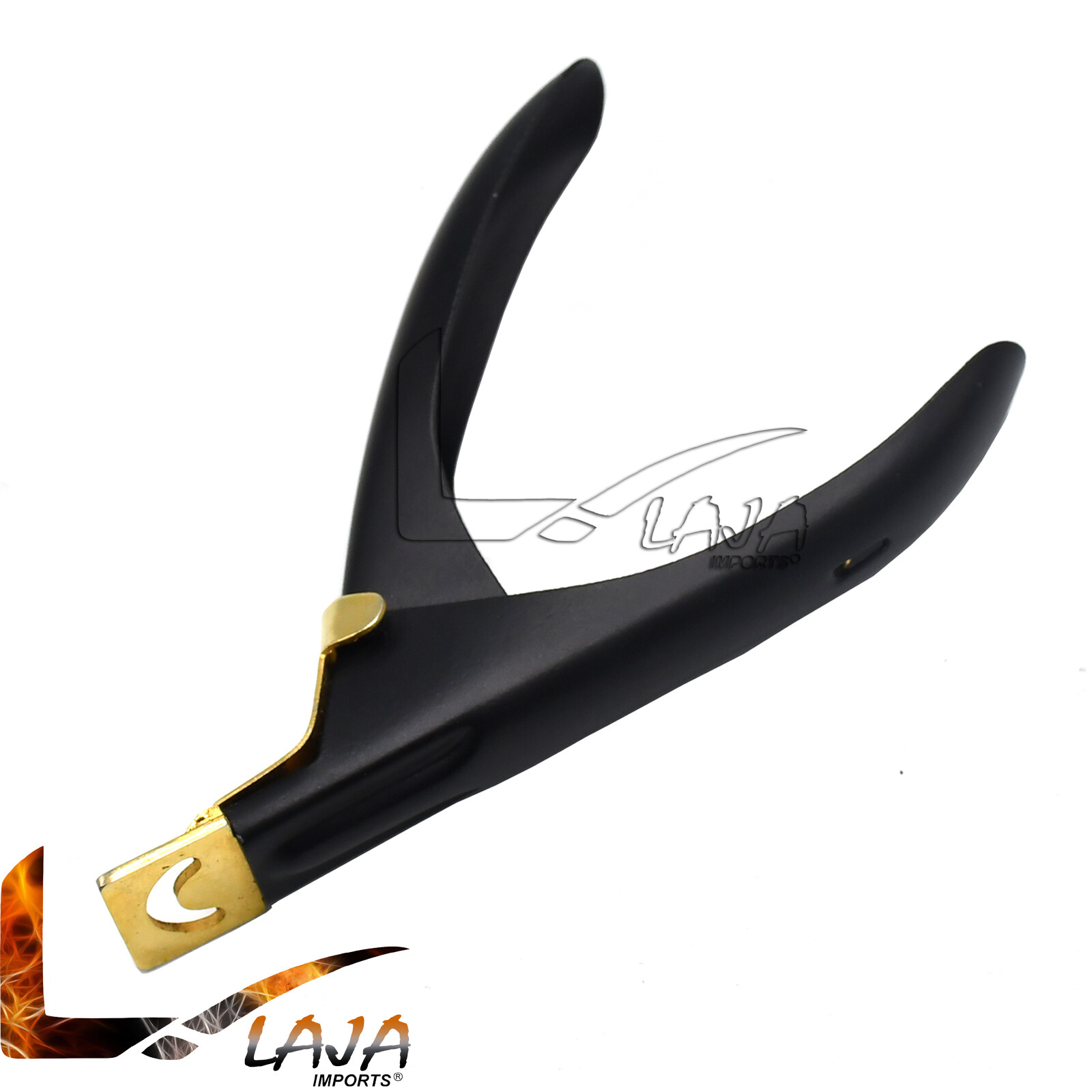 GOLD” Tips Cutter Nail Art Scissors Acrylic False Fake Nail Tip Clipper Edge