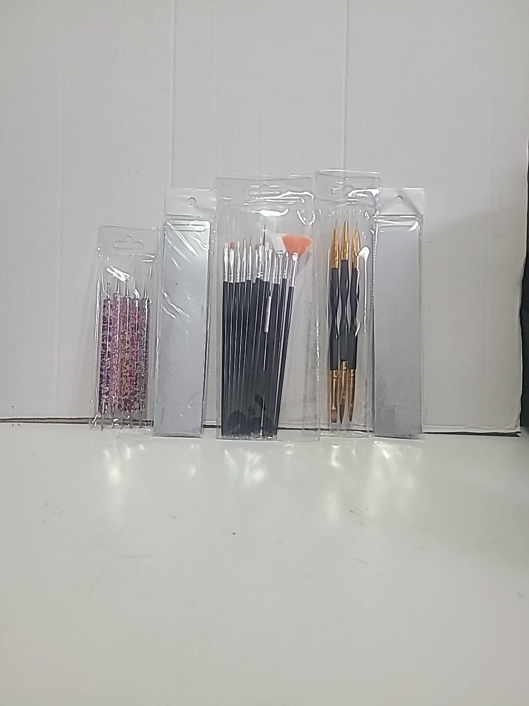 Artdone 31pcs Nail Art Brushes, Tool Set,Nail Dotting Tools, Dust, Stripping