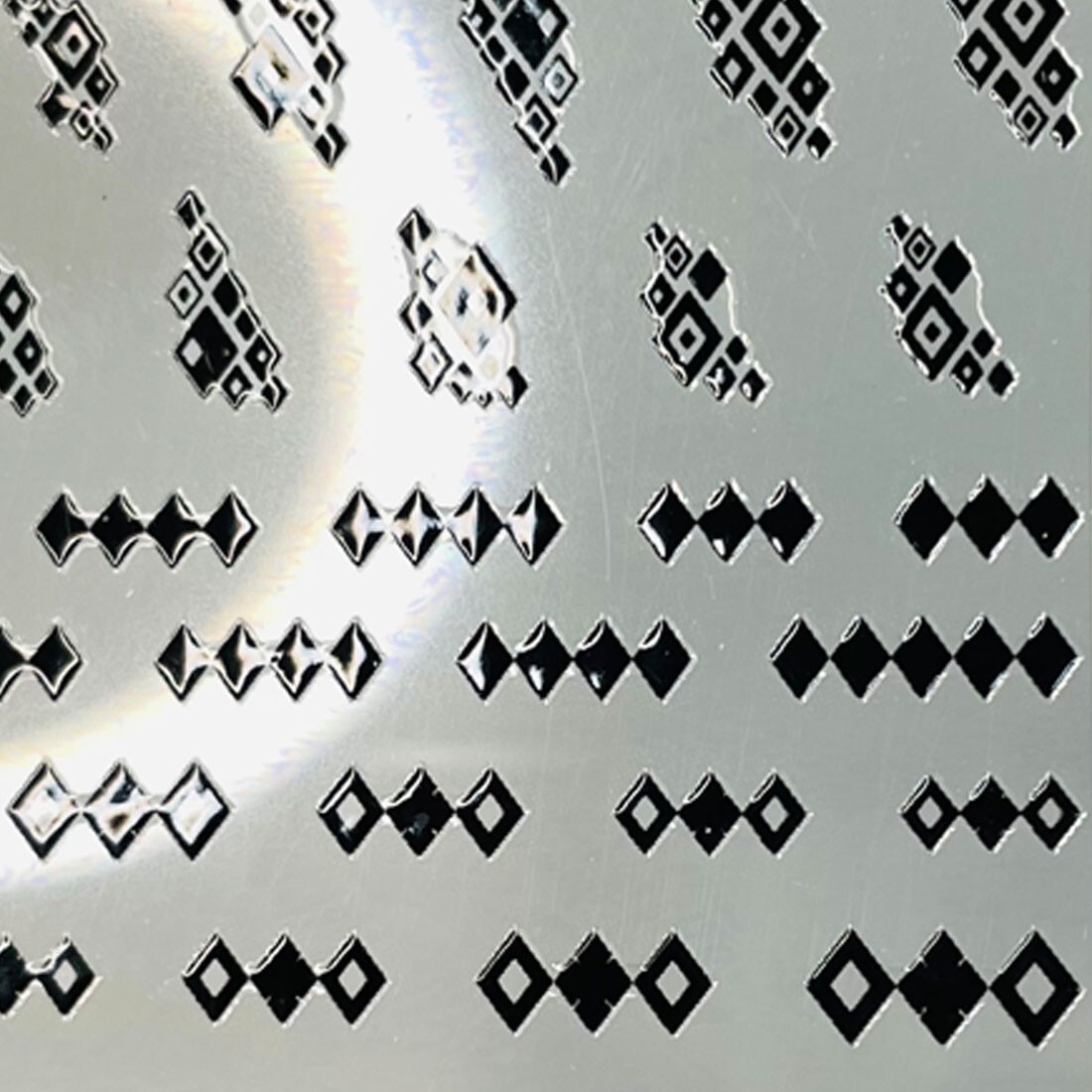 Nail Black Diamond Shape Stickers Highquality Point Black Party Vacation Beauty