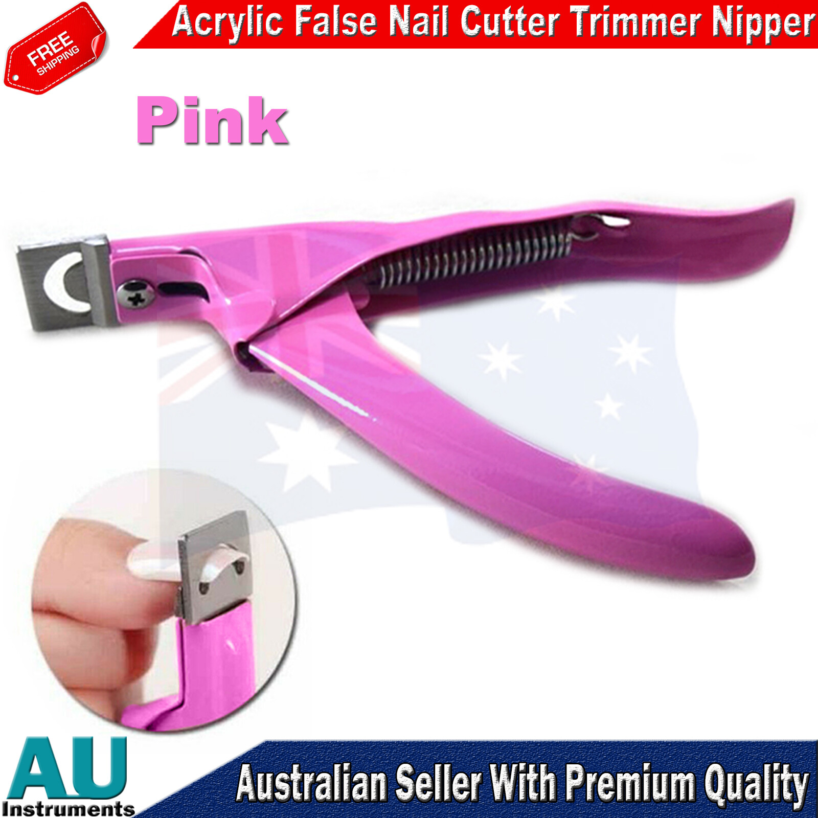 Manicure Acrylic Tip Cutter Beauty Salon UV Gel Artificial Nails Grooming
