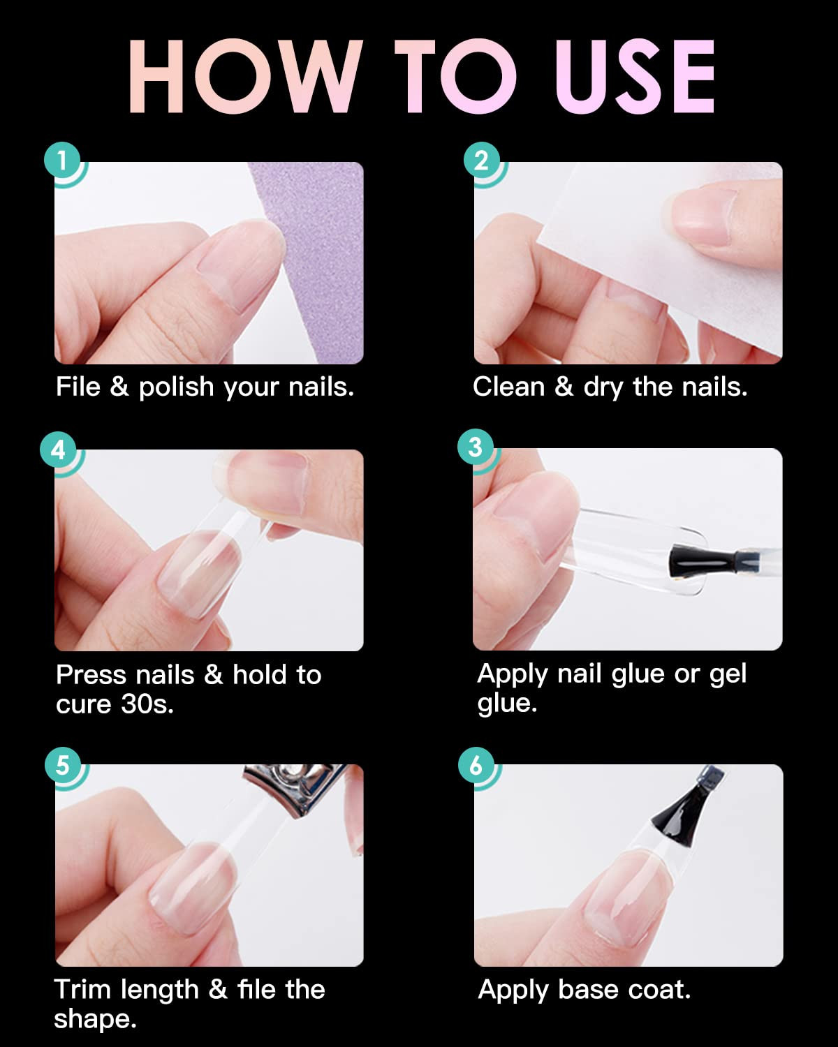 Soft Gel Nail Tips Medium Stiletto, 120PCS Pre Buff Full Cover Shaped Nail Exten