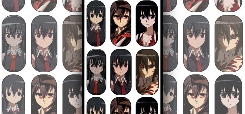 Anime Cartoon Nail Art Water Decals Stickers Transfers Diy Nail Decoration Kit