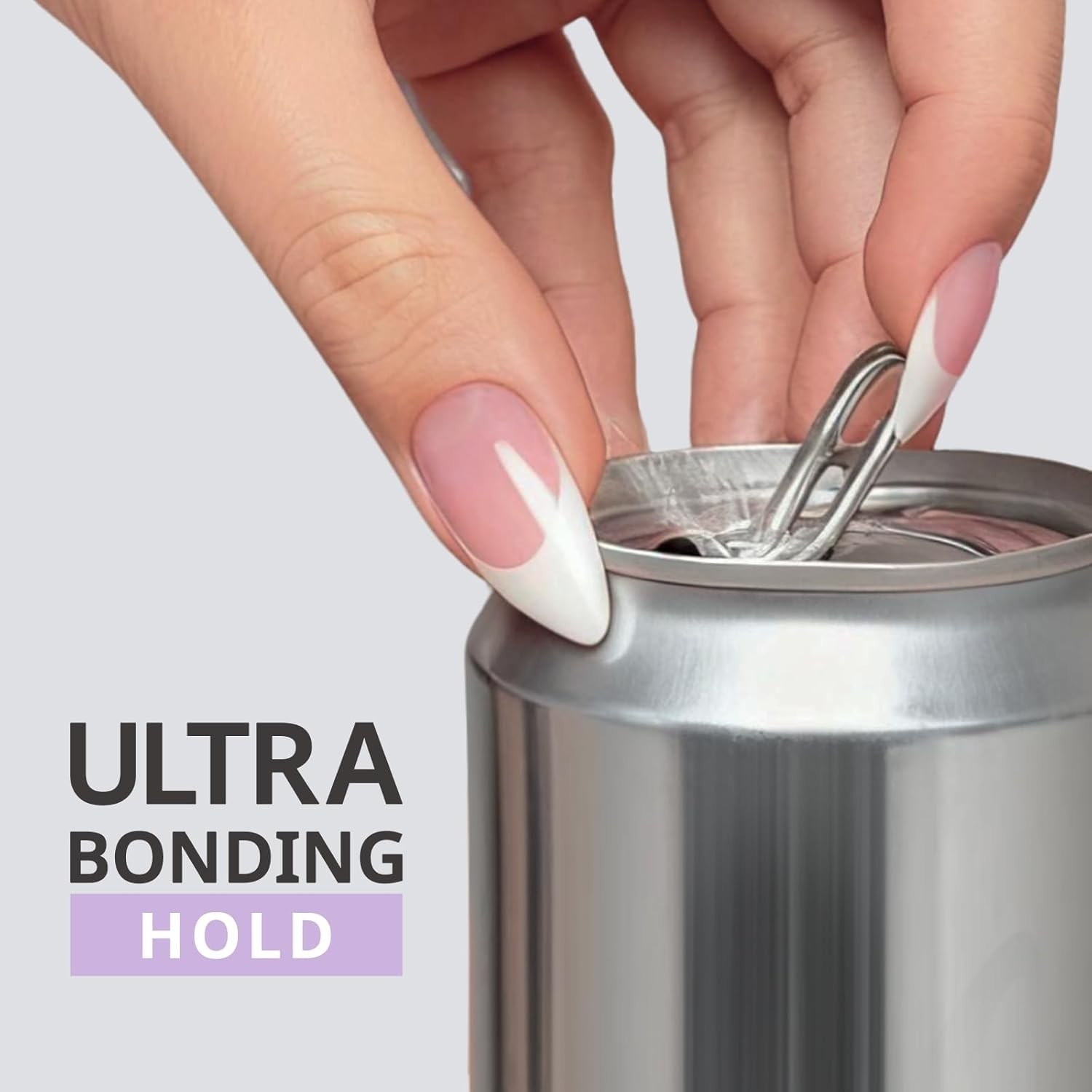 Nail Glue for Press Ons – Brush on Glue for Nail Tips & Acrylic Fake Nails, H…