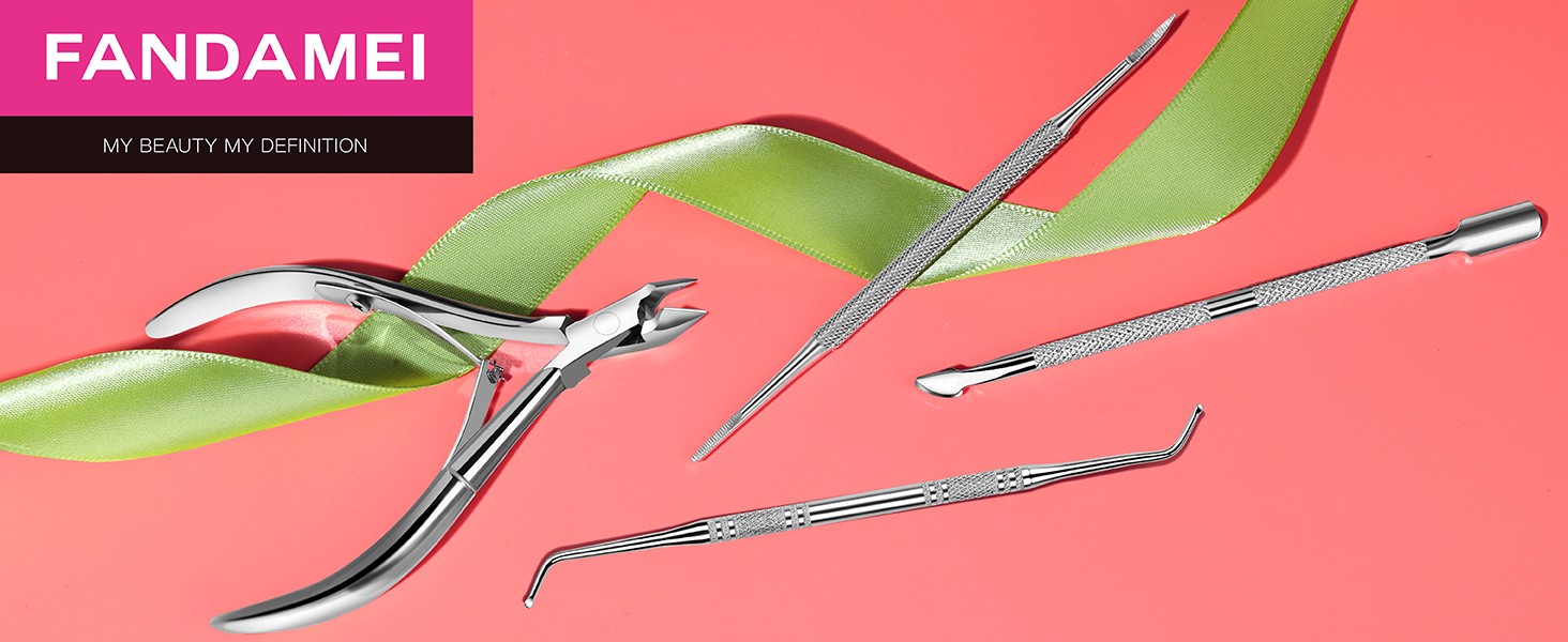 FANDEI Ingrown Toenail Removal Kit, Pedi Tools, Nail Care Kit,