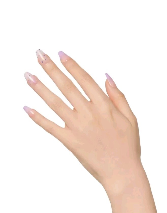 2 KISS imPRESS No Glue Mani Press-On Nails “All I Want” #89031 Purple, Medium