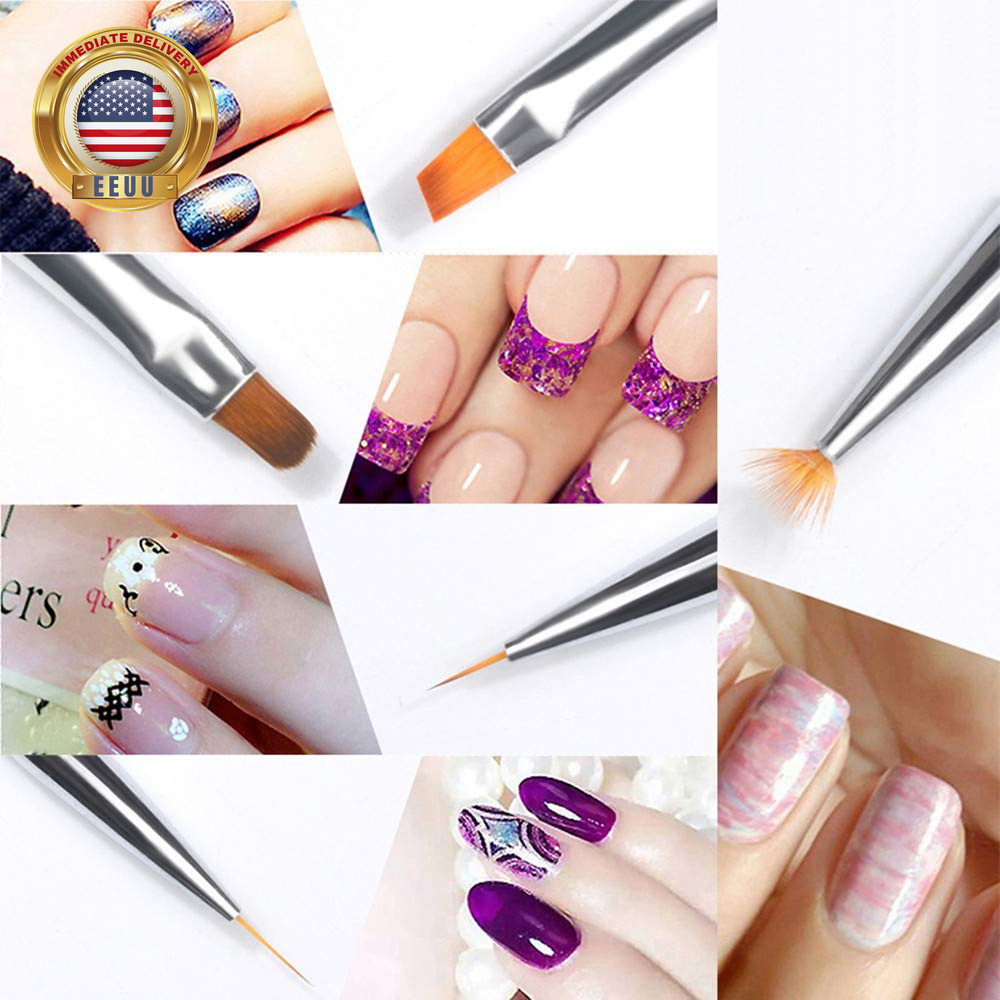 20PCS Nail Art Design Dotting Painting Drawing Polish Brush Pen Tools ⭐️⭐️⭐️⭐️⭐️