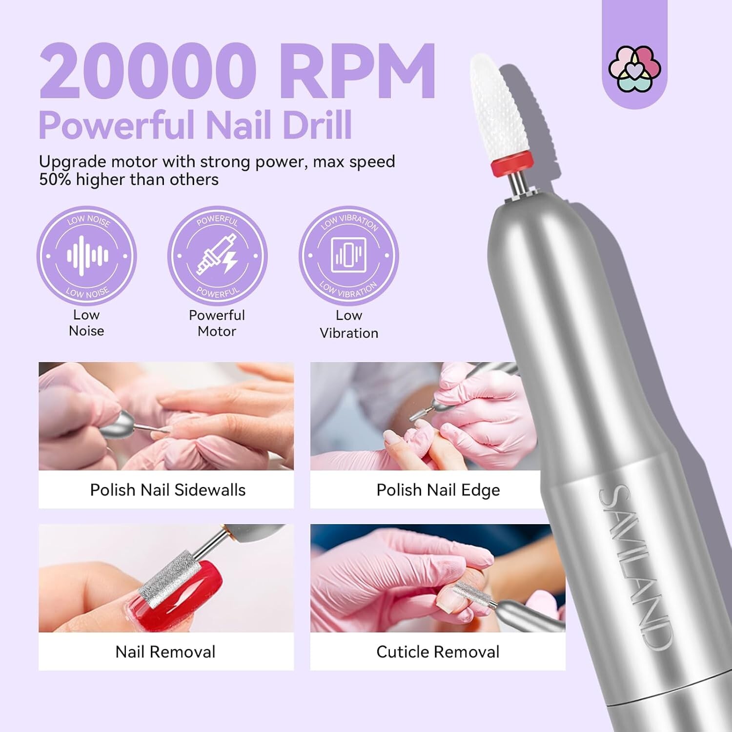 Deluxe Acrylic Nail Kit with Drill: Powder, Liquid & Lamp for Perfect Nails