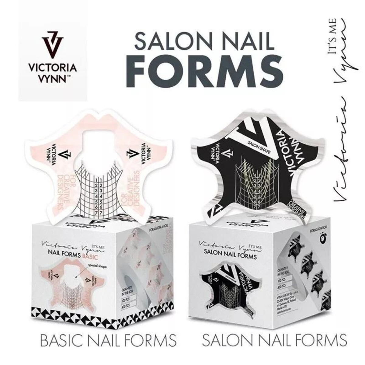 Victoria Vynn Nail Forms Sticker Extension UV/LED Gel Acrylic Tips Self-adhesive