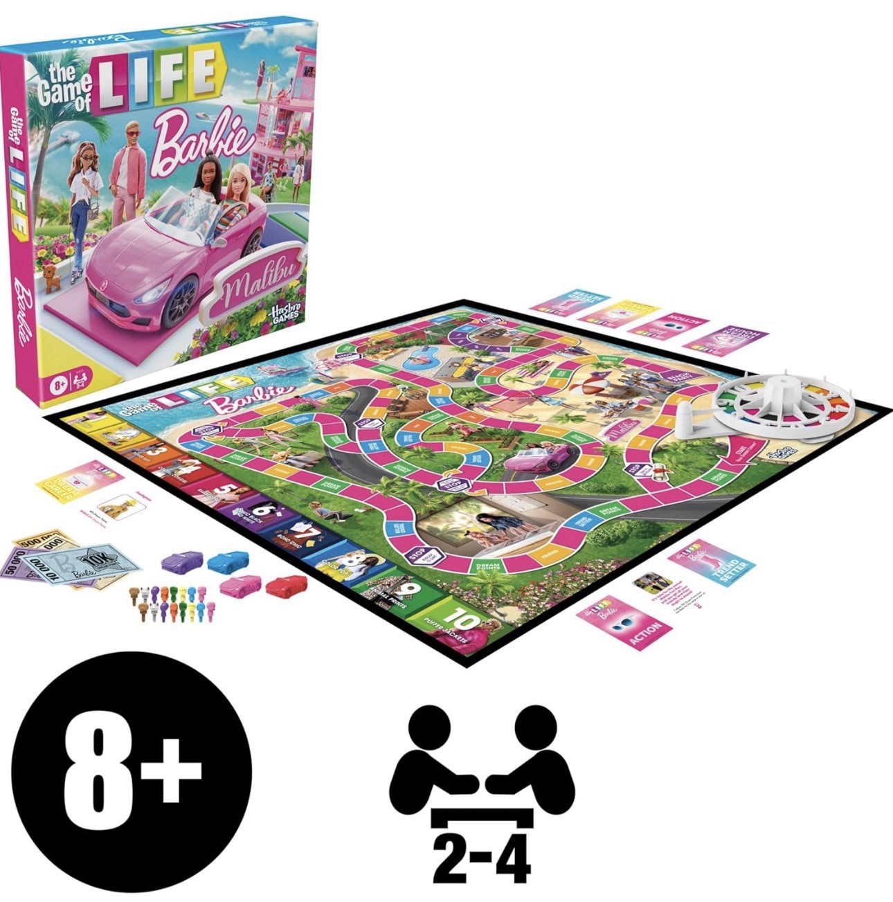 Hasbro Games – Game of Life: Barbie Edition