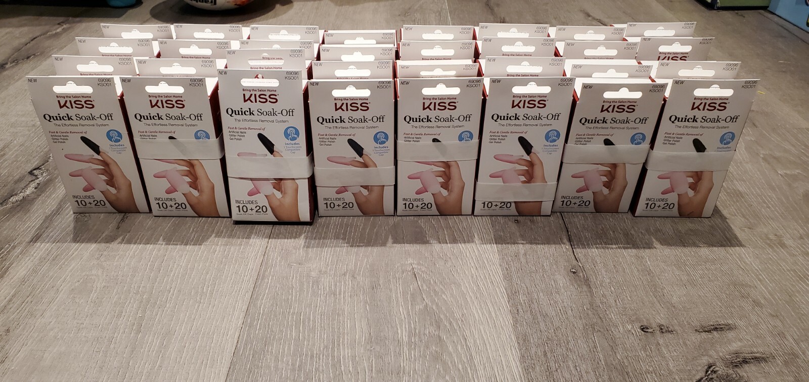 KISS QUICK SOAK-OFF EFFORTLESS REMOVAL SYSTEM #KSO01 (2 pack lot)