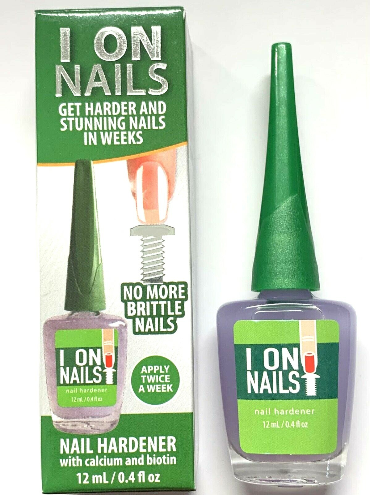 I ON NAILS get harder and stunning nails in week 12ml – Shipping Free