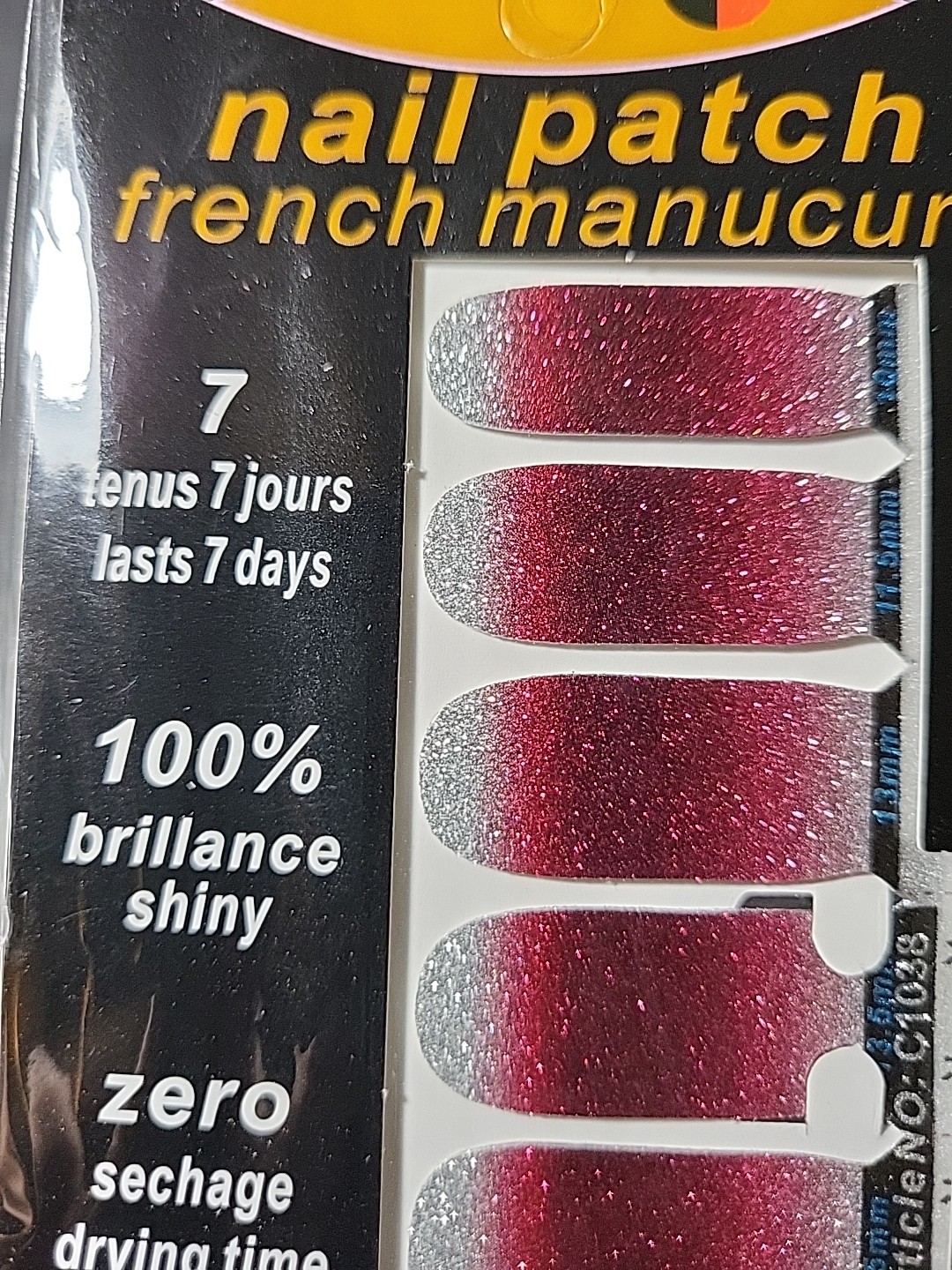 French Manicure Nail Patch Set Pedicure Lot Of 5 Packs Multicolor Beauty New