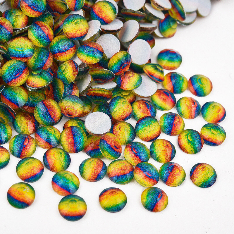 NEW Color Golden Light Crystal Glass Flatback Rhinestones Nail Art Clothes Decor