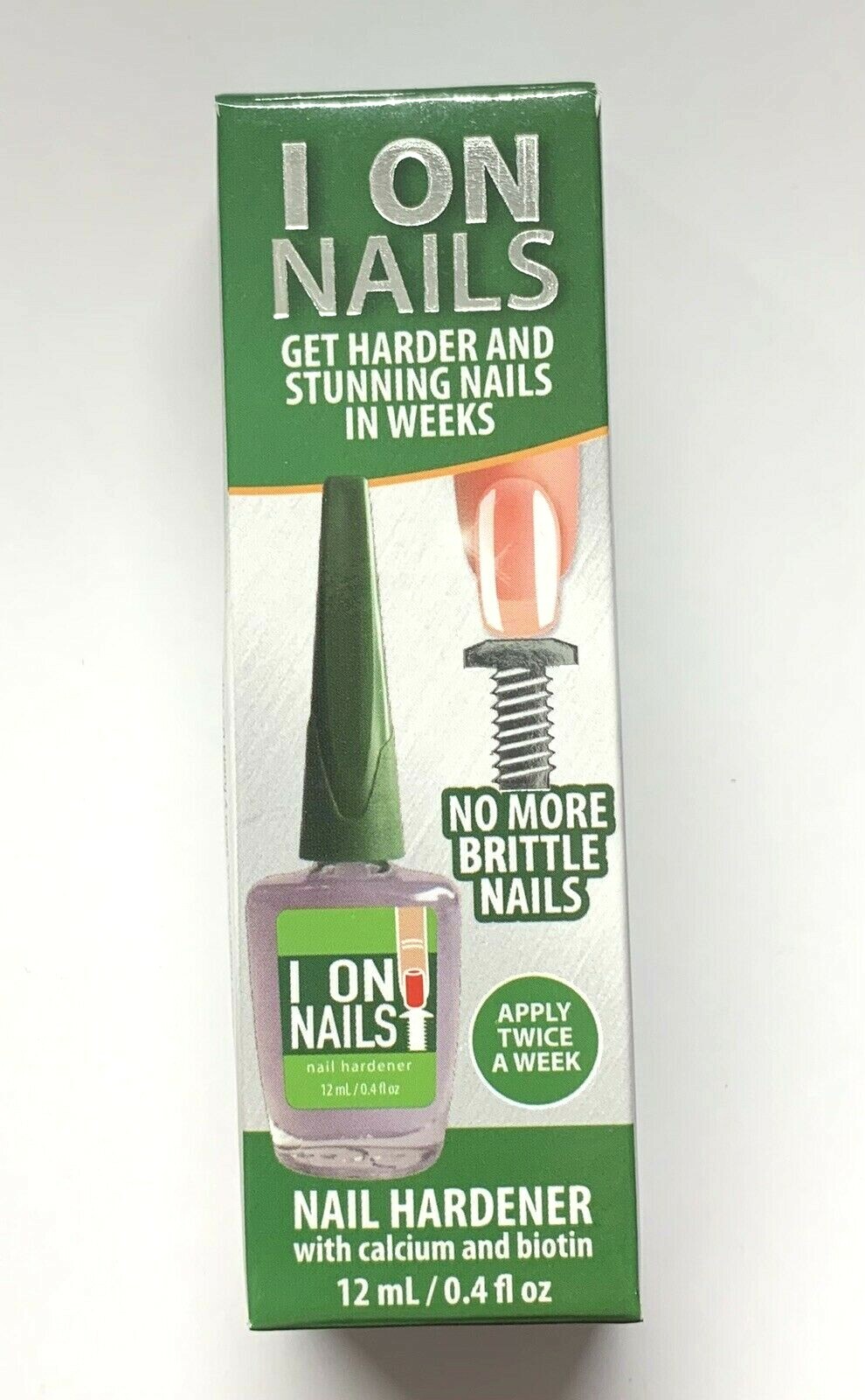I ON NAILS get harder and stunning nails in week 12ml – Shipping Free