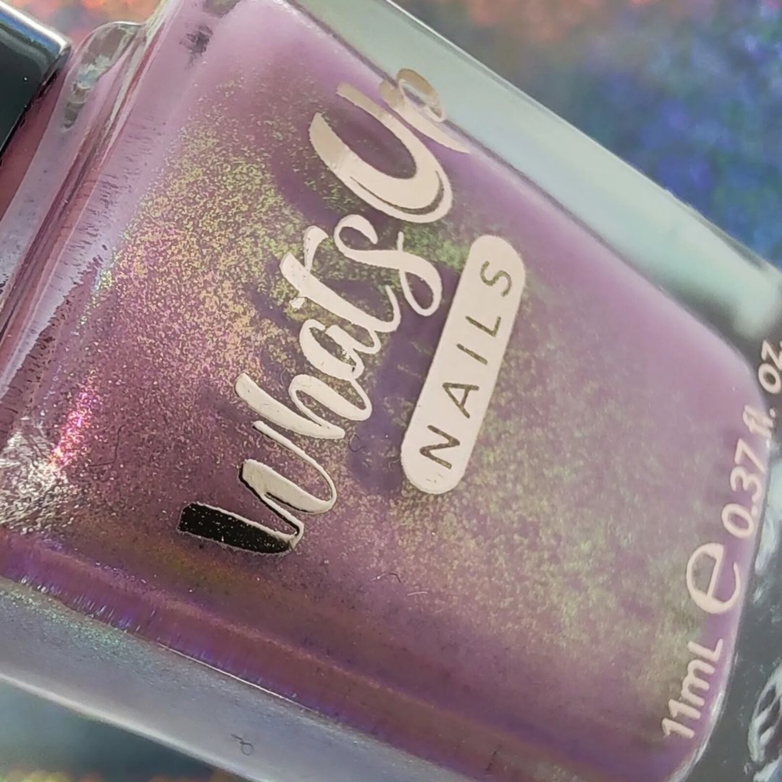 Whats Up Nails – Mauver and Shaker Regular Polish (Mauve with Shimmer)