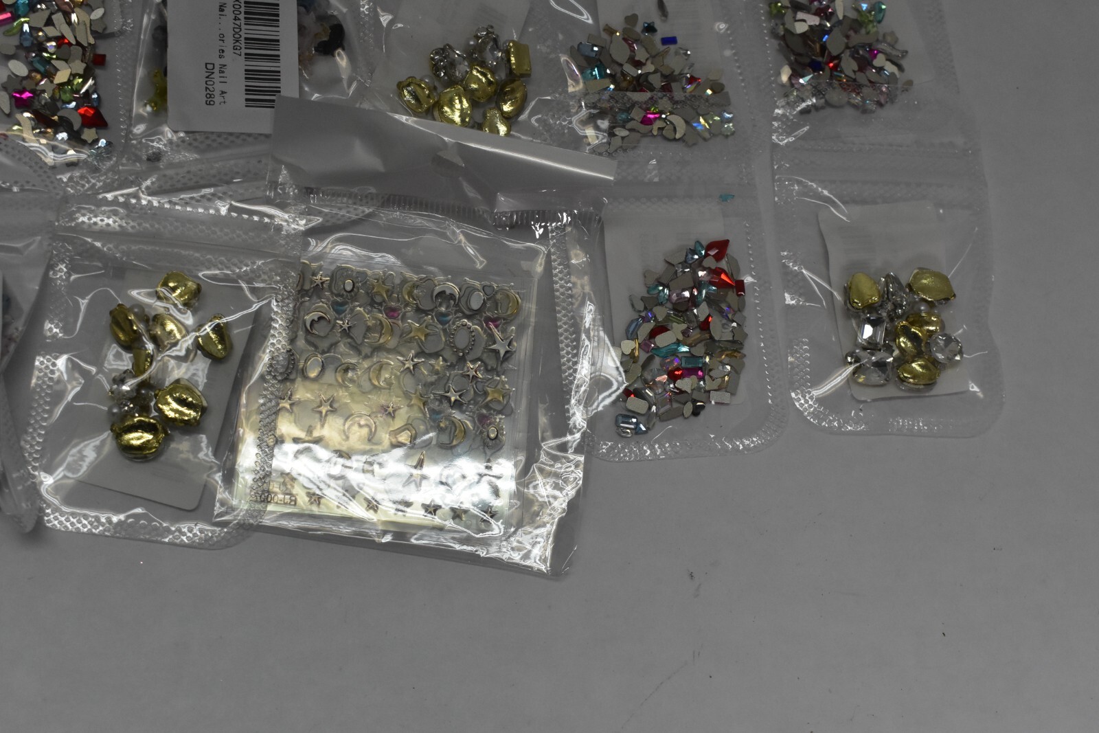 Bulk Lot Nail Art Stickers Decals Accessories Bling Holiday Religious 10 oz