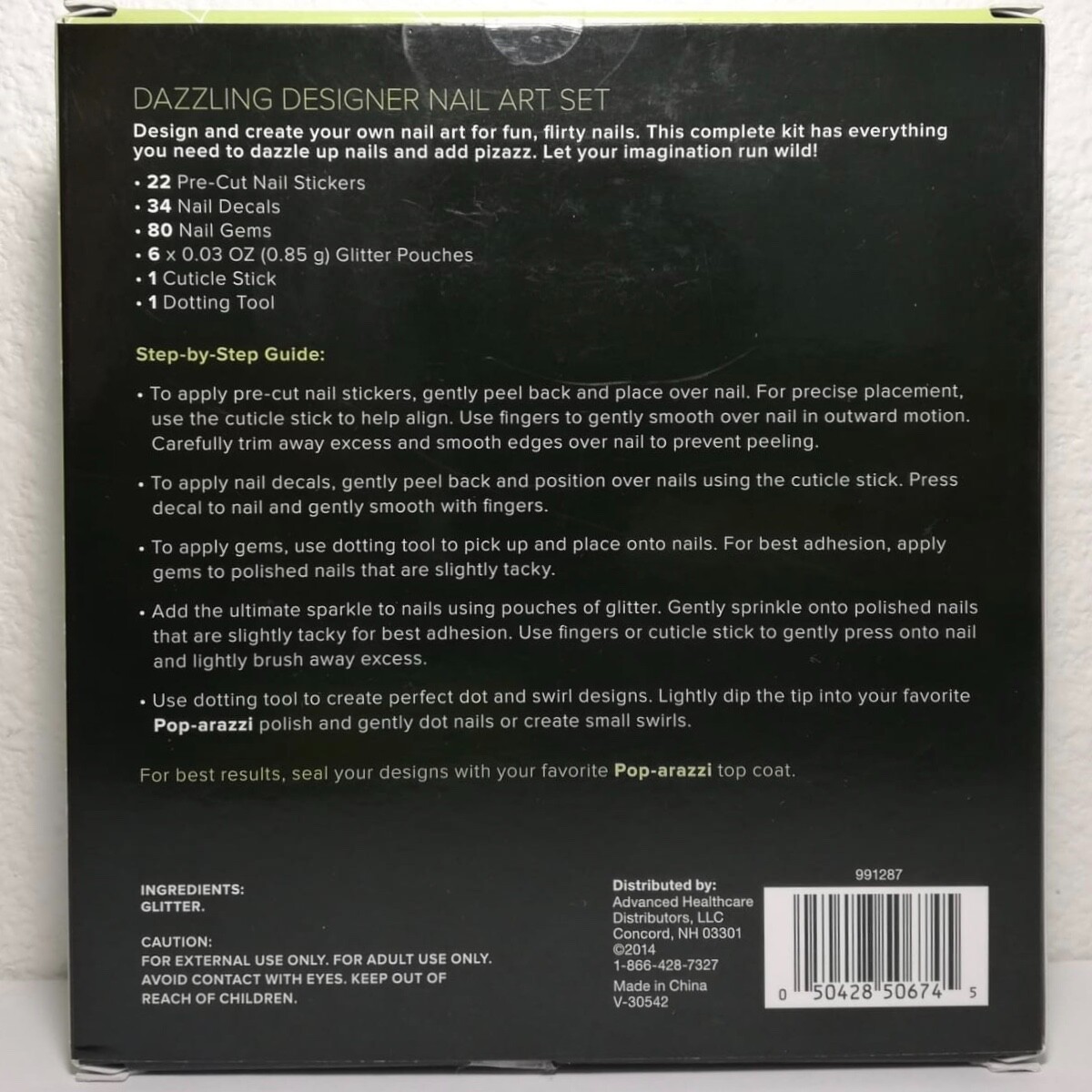 NIB Pop-Arazzi Dazzling Designer Nail Art Set – Free Shipping