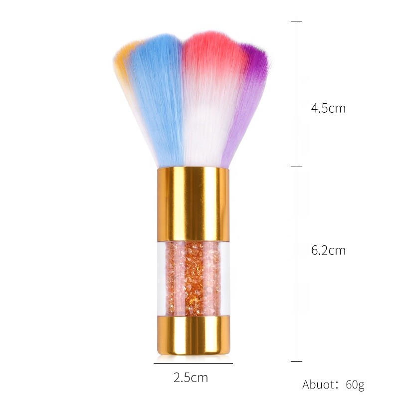 Nail Arts Dust Cleaner Brush Neck Duster Brush Nail Cleaning Brush Tool OH US