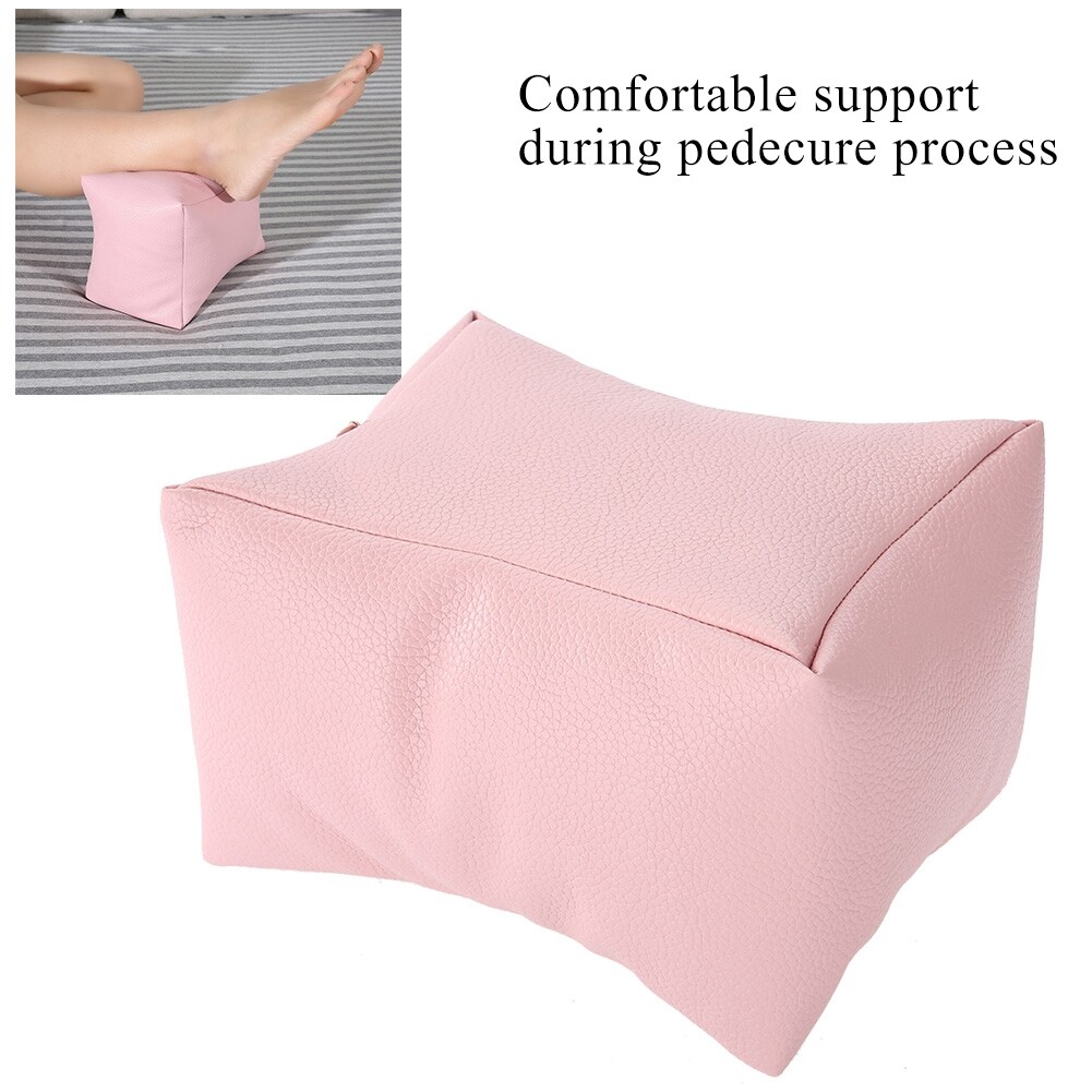 Nail Art Table Hand & Foot Pillow PU Arm Rest Salon Manicure Nail Care Pill