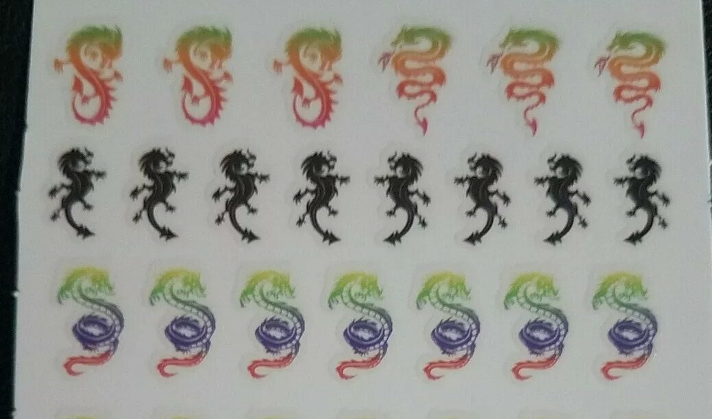Dragon Nail Art Stickers