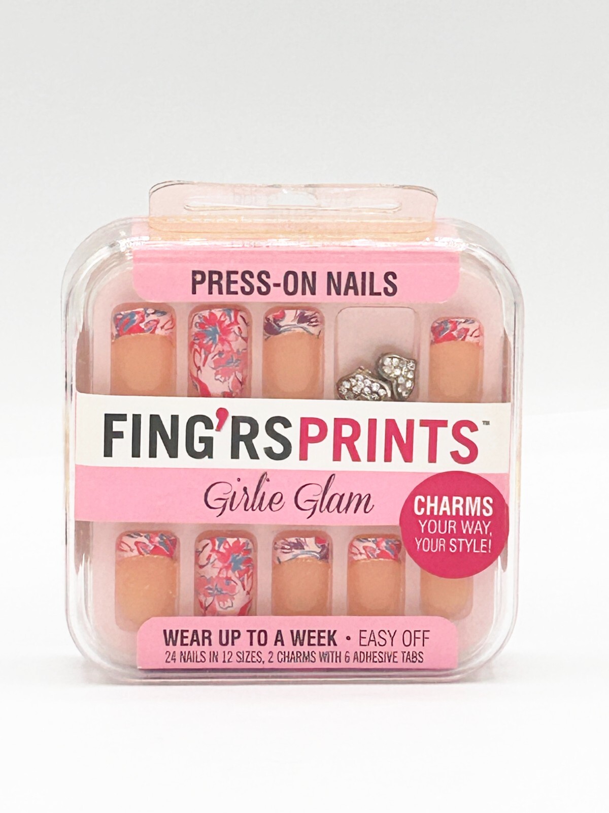 Fing’rs Prints Press-On Nails, Shiny Finish, Short (Choose Your Color)