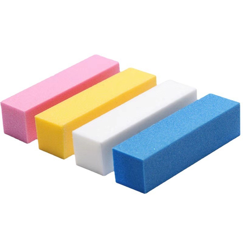 10Pcs White Nail Art Buffers Grinding Tools Polish Blocking File Manicure Kits