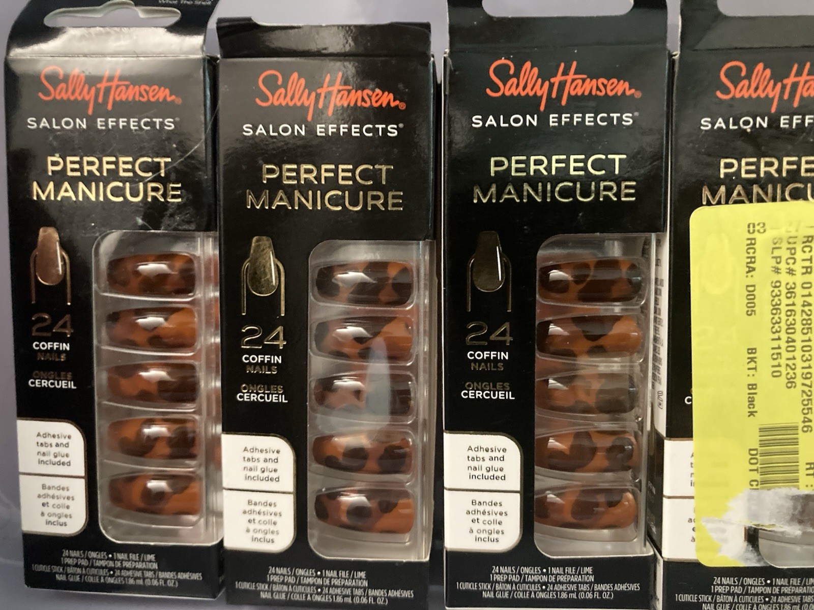 Huge Mixed Lot of 13 Sally Hansen Perfect Manicure Press On Nails Needing Space