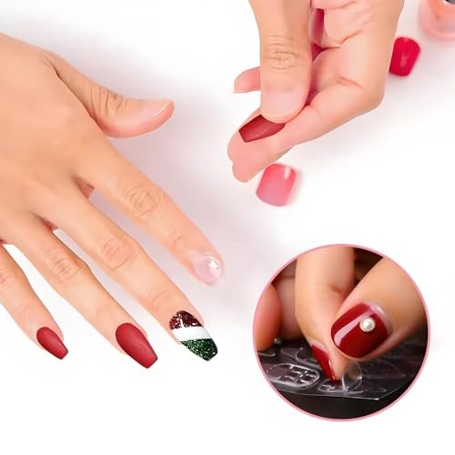 10 Sheets Nail Adhesive Tabs Pcs Clear Nail Stickers for Press Ons, 15 300