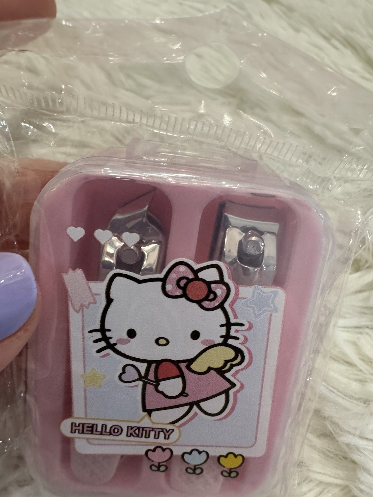 (Set of 2) Hello Kitty Nail Clipper Cutter And Toe Nail Cutter In A Box