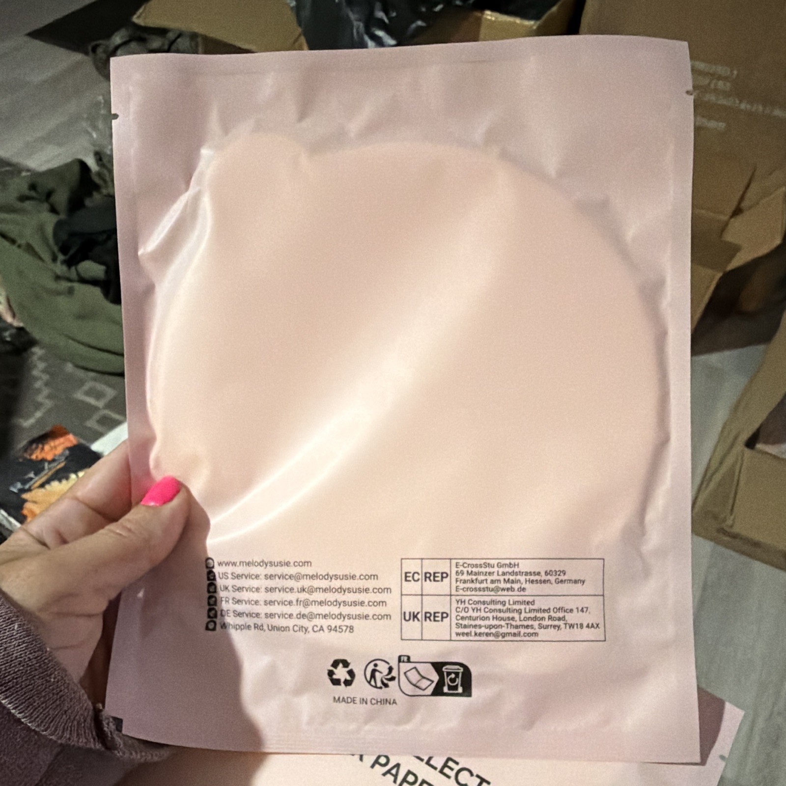 MelodySusie Nail Dust Collector Filter Paper 30 PCS Pink for Nail Art. 4 pack.
