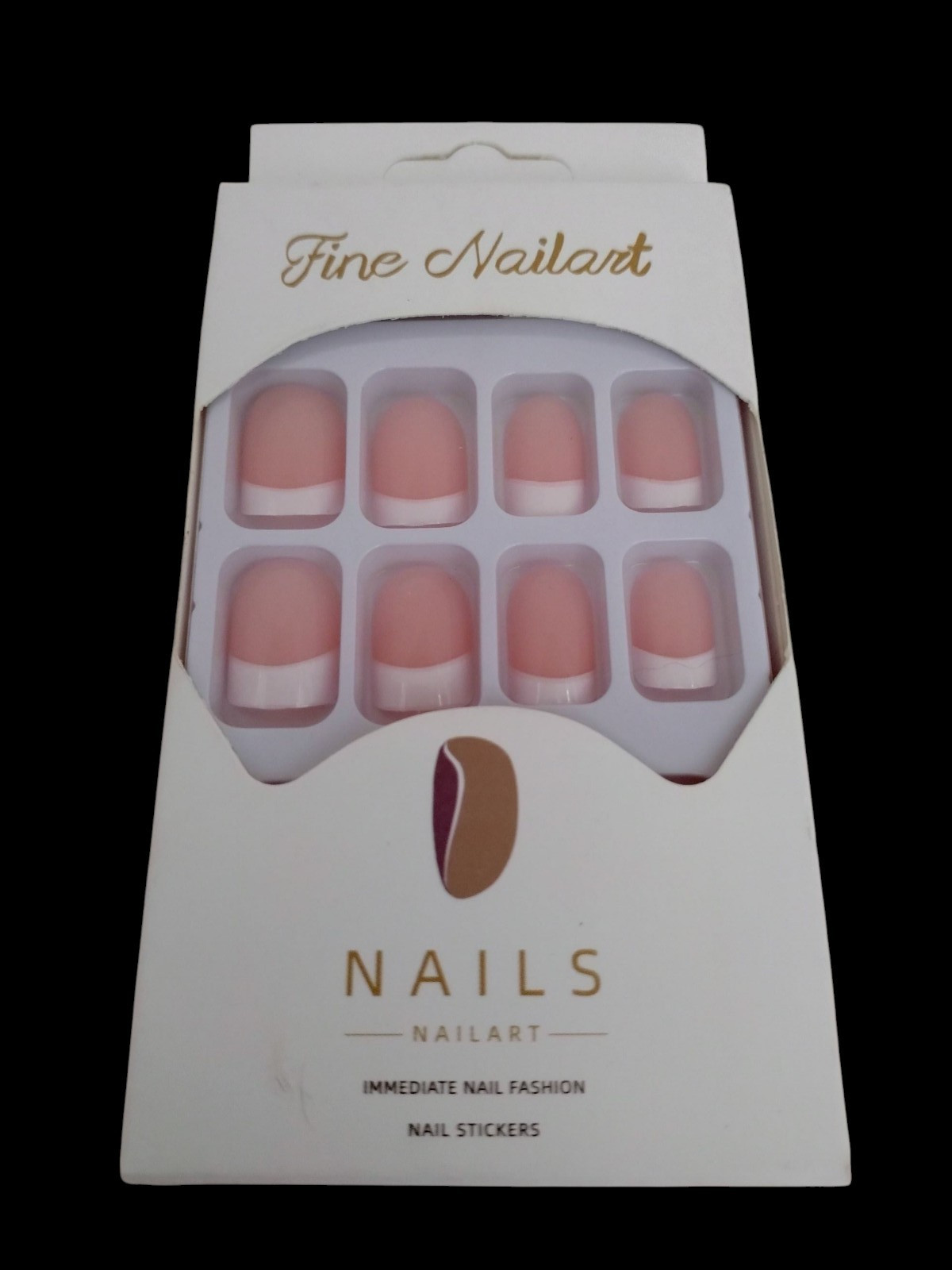 FINE NAILS ART Nailart Immediate Nail Fashion NAIL STICKERS French Tip Manicure