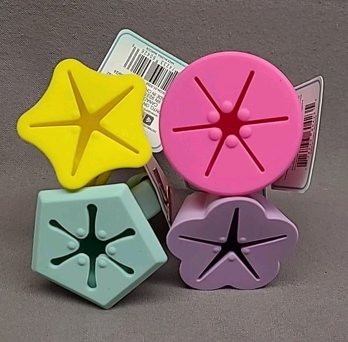 Nail Polish Holders Lot Of 4 Silicone Wearable Ring Target Bullseye’s Playground