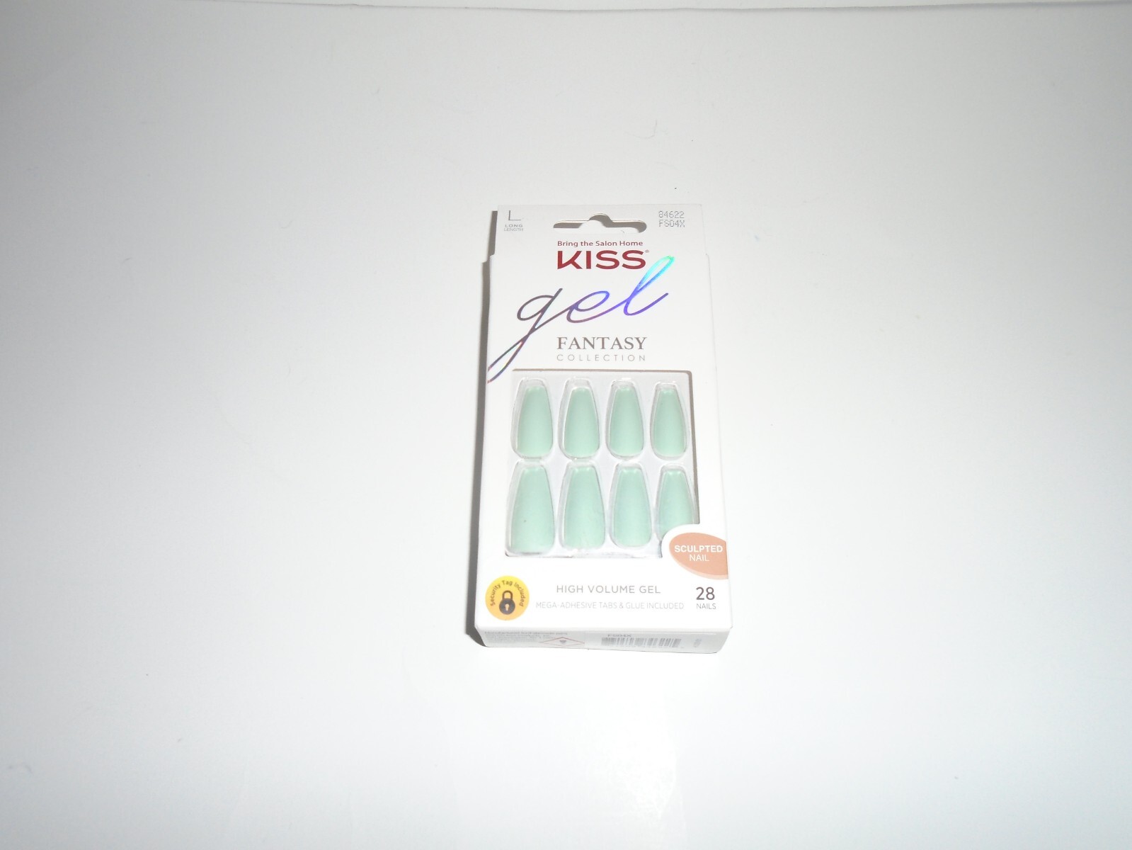 Kiss Gel Fantasy Collection High Volume Gel 28 Sculpted Nails New In Box
