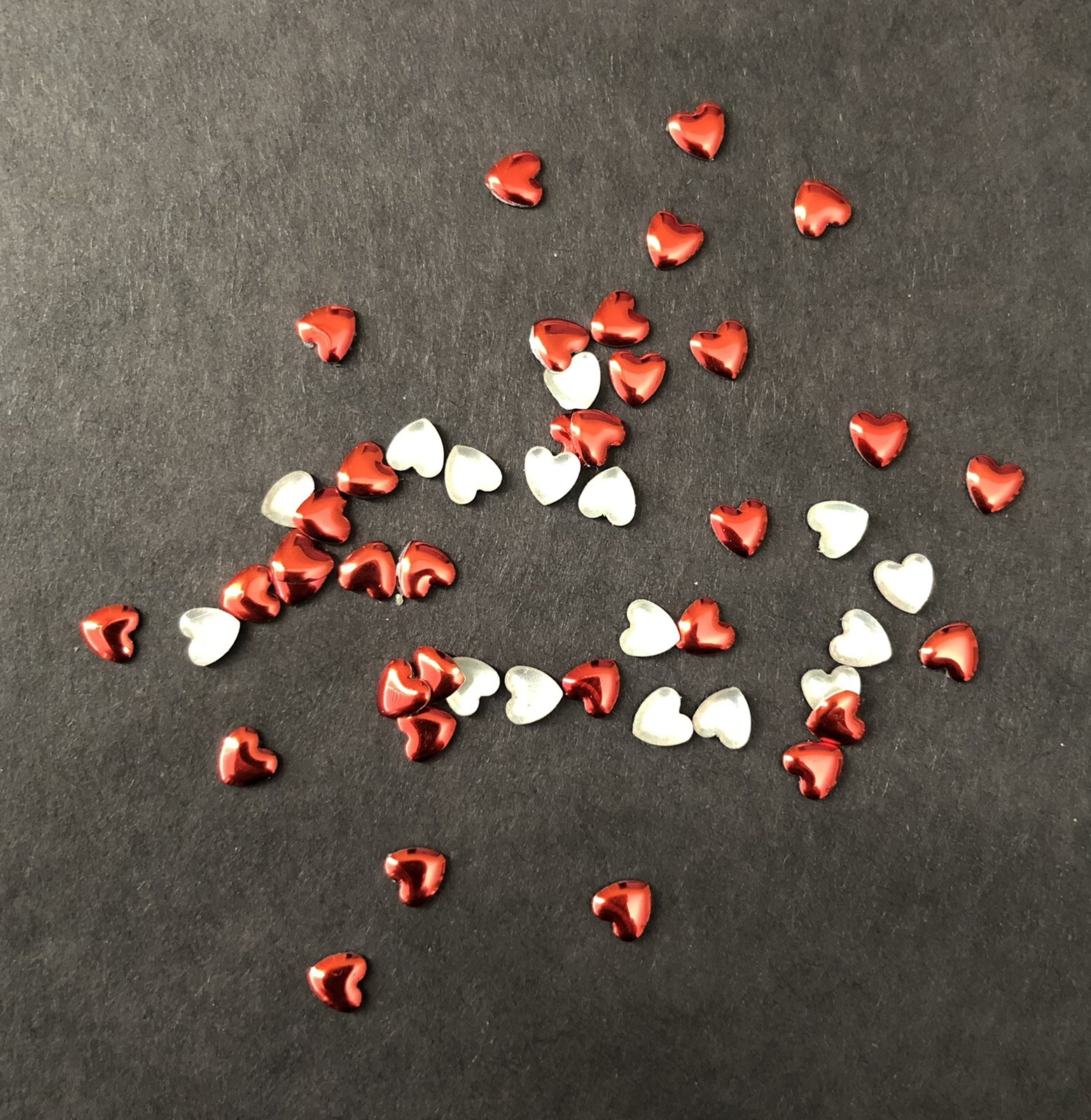 Tiny Red Heart Nail Art Decoration
