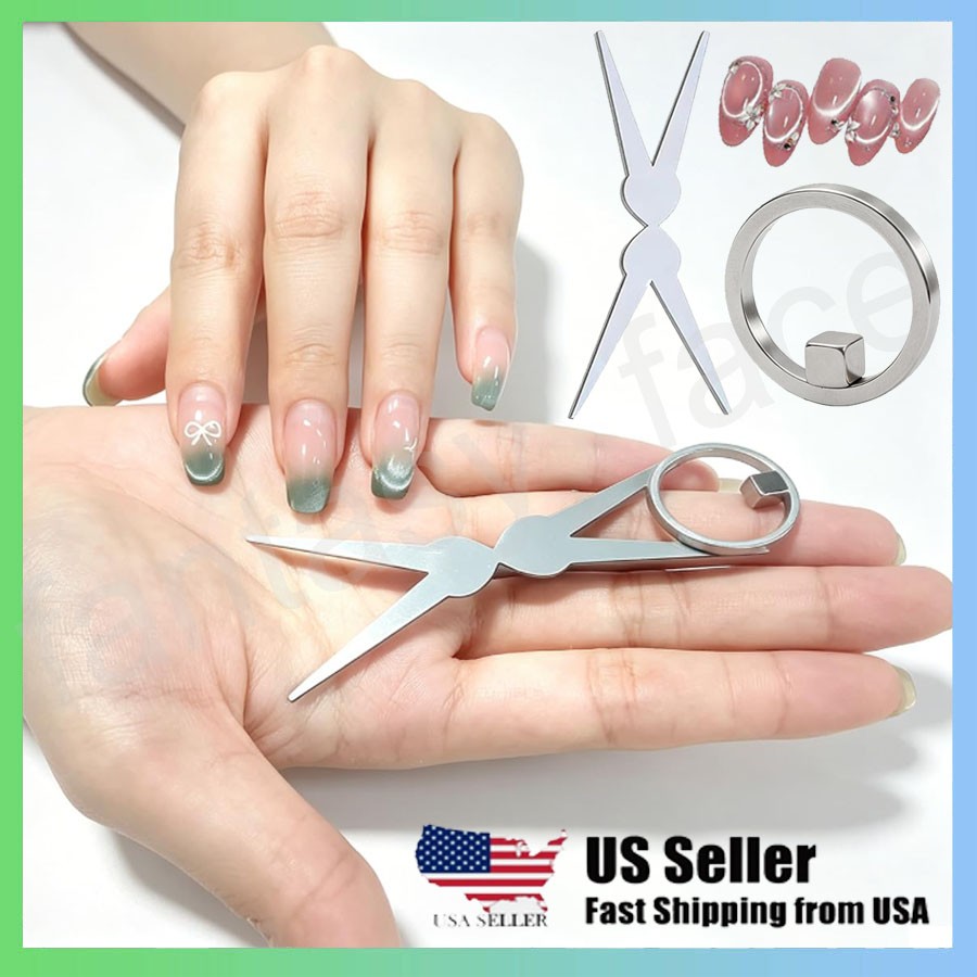 Double-head French Nail Art Magnet Set 3D Strong Cat Eye Magnet Nail Art Gel Pol