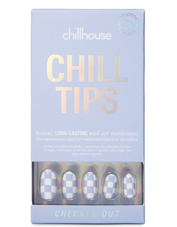NEW Chillhouse Chill Tips Nail Art Press Ons – Checked Out